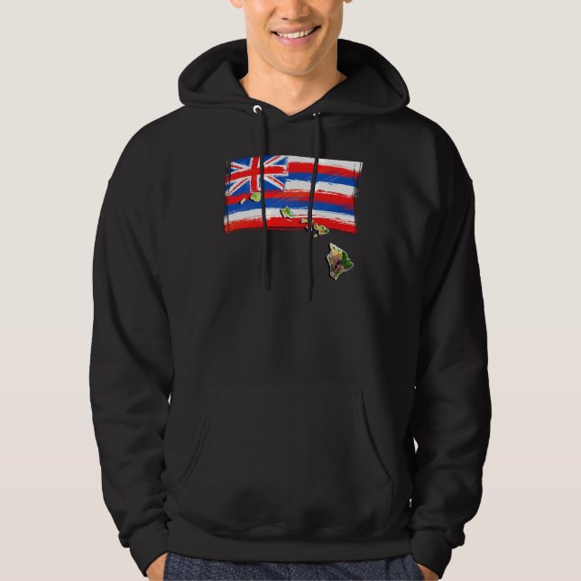 Moletom Bandeira do Havaí Ilhas Hawaii (Frente)