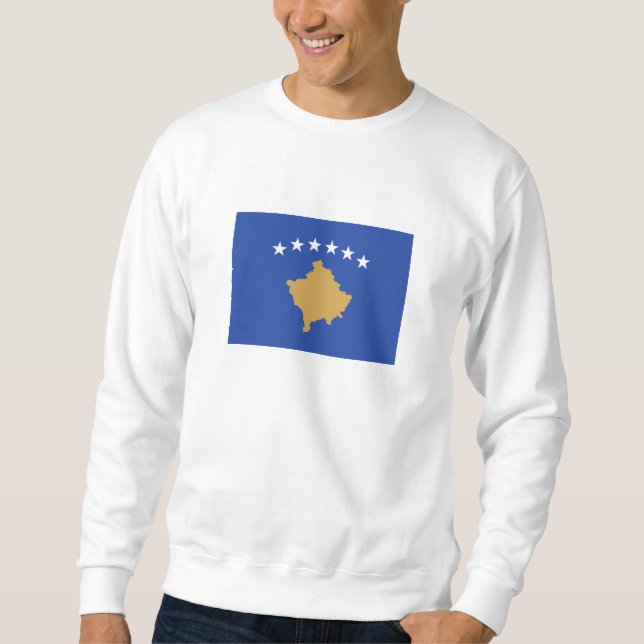 Moletom Bandeira do Kosovo (Frente)