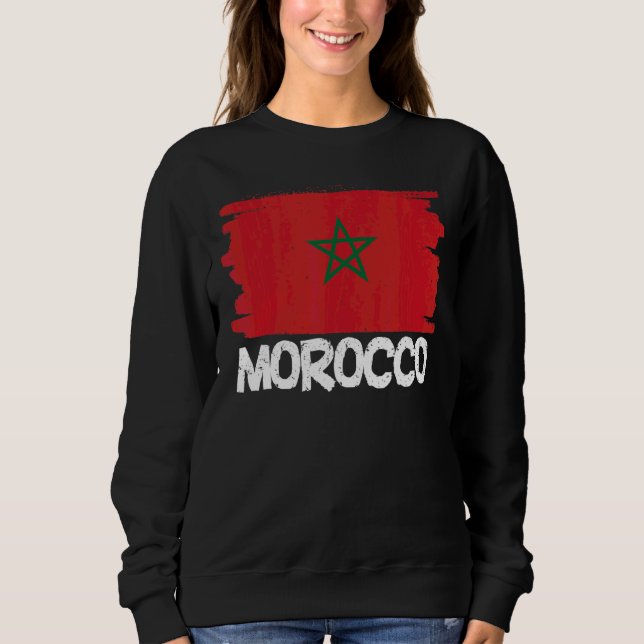 Moletom Bandeira do Marrocos (Frente)