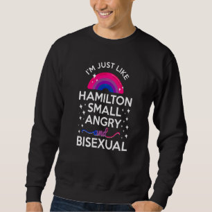 Moletom Bandeira do Orgulho Bi Bissexual, sou como Hamilto