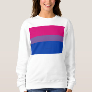 Moletom Bandeira do Orgulho Bissexual de SlipperyJoe - cor
