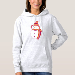 Moletom Bandeira do Orgulho Comunitário Lésbica Snowman Sn