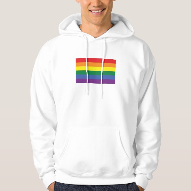 Moletom Bandeira do orgulho gay (Frente)