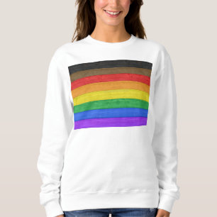 Moletom Bandeira do orgulho gay inclusivo de SlipperyJoe t