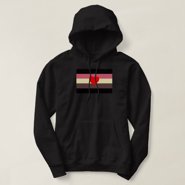 Moletom Bandeira do Orgulho Gordo (Frente do Design)