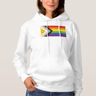 Moletom Bandeira do orgulho intersexo SlipperyJoe's fundo