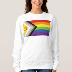 Moletom Bandeira do orgulho intersexo SlipperyJoe's fundo