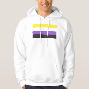 Moletom Bandeira do Orgulho Não Binário SlipperyJoe's amar
