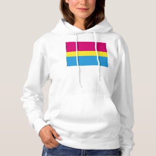 Moletom bandeira do orgulho pansexual SlipperyJoe rosa âmb