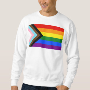 Moletom Bandeira do Orgulho Progressivo de SlipperyJoe sei