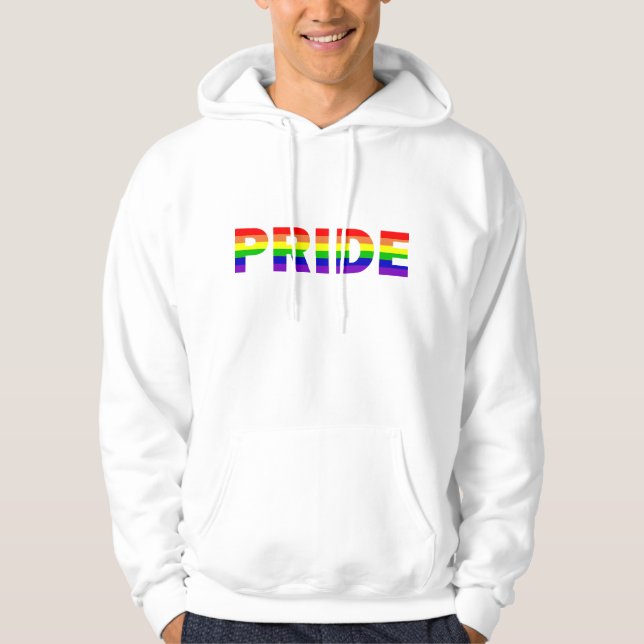 Moletom Bandeira do Orgulho Rainbow (Frente)
