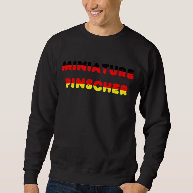 Moletom Bandeira do Pinscher Miniatura no Nome (Frente)