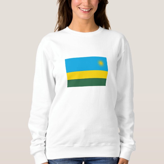 Moletom Bandeira do Ruanda (Frente)