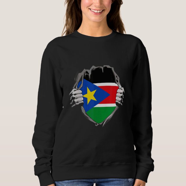 Moletom Bandeira do Sudão do Sul 1 (Frente)