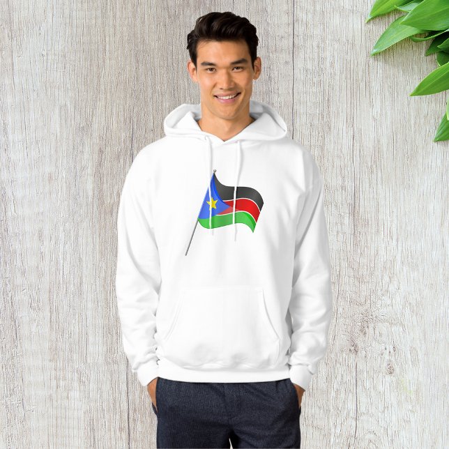 Moletom Bandeira do Sudão do Sul Mens Hoodie (Criador carregado)