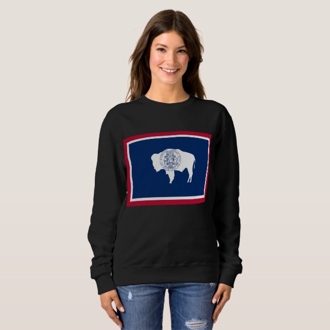 Moletom Bandeira do Wyoming (Frente Completa)
