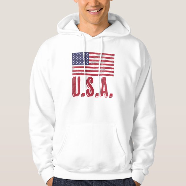 Moletom Bandeira dos Estados Unidos da América (Frente)