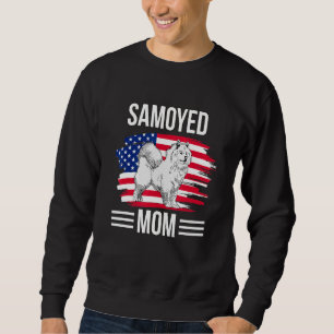 Moletom Bandeira Dos Eua Em 4 De Julho De Merica Samoyed M