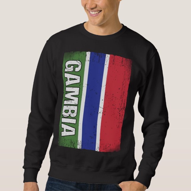 Moletom Bandeira Gambiana Gâmbia (Frente)