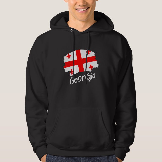 Moletom Bandeira Georgiana Geórgia (Frente)