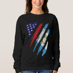 Moletom Bandeira Guatemalteca Cultivada Americana Herança 
