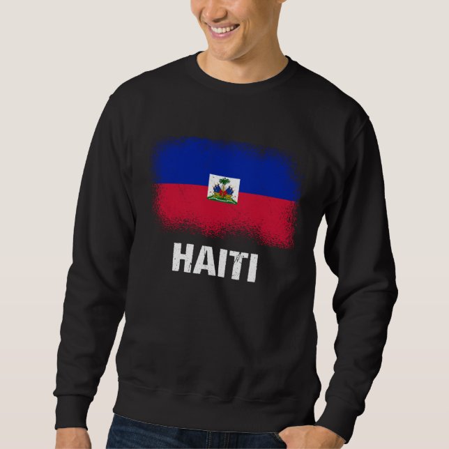 Moletom Bandeira Haitiana Haiti  3 (Frente)
