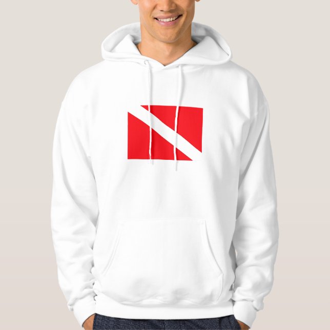 Moletom Bandeira Hoody do mergulho (Frente)