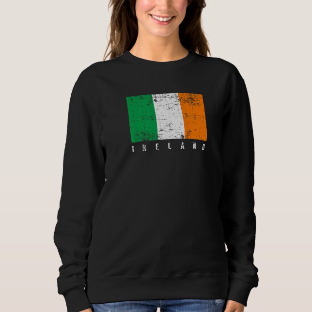 Moletom Bandeira Irlandesa Desmazelada Bandeira Irlanda (Frente)