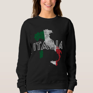 Moletom Bandeira Italiana Itália Vintage Distressed Vacat