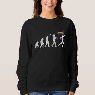 Moletom Bandeira Lgbt Evolução da Bandeira Macaco Amor Hum