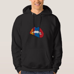 Moletom Bandeira Mongol Orgulho Mongol Lip Raízes Mongol