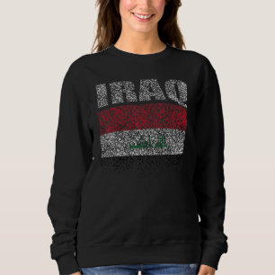 Moletom Bandeira Nacional do Iraque souvenir para homens m