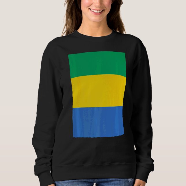 Moletom Bandeira Nacional Gabão (Frente)