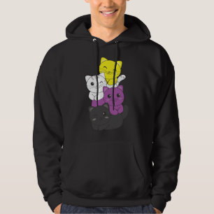 Moletom Bandeira Não Binária Orgulho Não Binário LGBTQ Gat