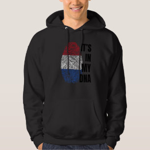 Moletom Bandeira Neerlandesa Dna Fingerprint Holland Oranj