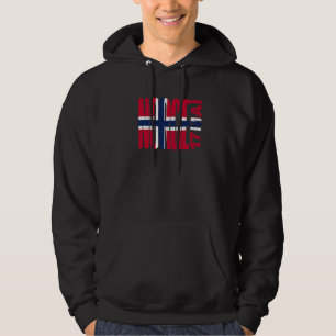 Moletom Bandeira Norueguesa Dia 17 de maio Cruz Nórdica