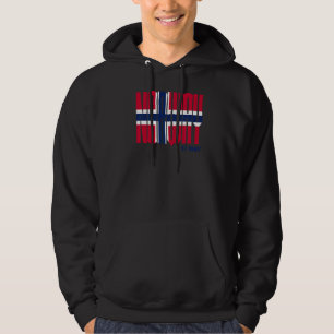Moletom Bandeira Norueguesa Dia 17 de maio Cruz Nórdica