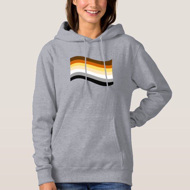 Moletom Bandeira Ondulada Orgulho de Urso (Frente)