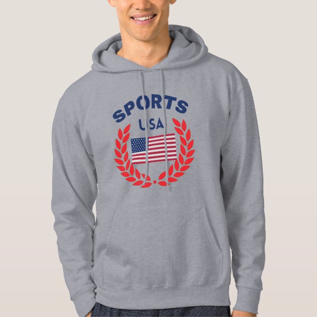 Moletom Bandeira Original America Sports USA (Frente)