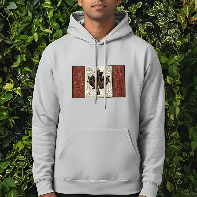 Moletom Bandeira Patrimonial Art Deco | Canadá | Design do (Styled Shot)