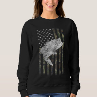 Moletom Bandeira Patriótica Americana De Pesca De Peixes P