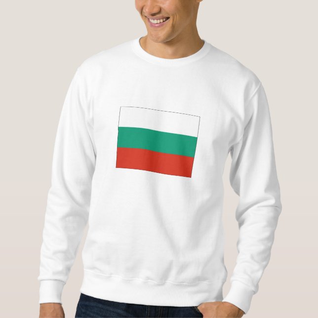 Moletom Bandeira Patriótica Búlgara (Frente)