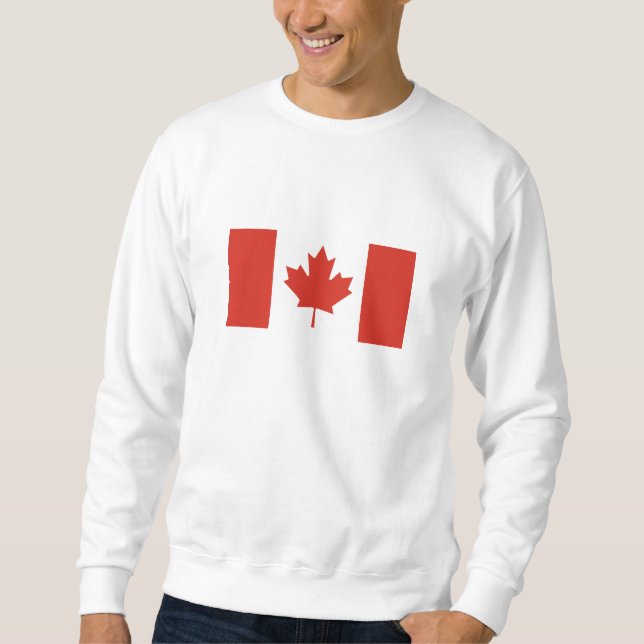 Moletom Bandeira Patriótica Canadense (Frente)