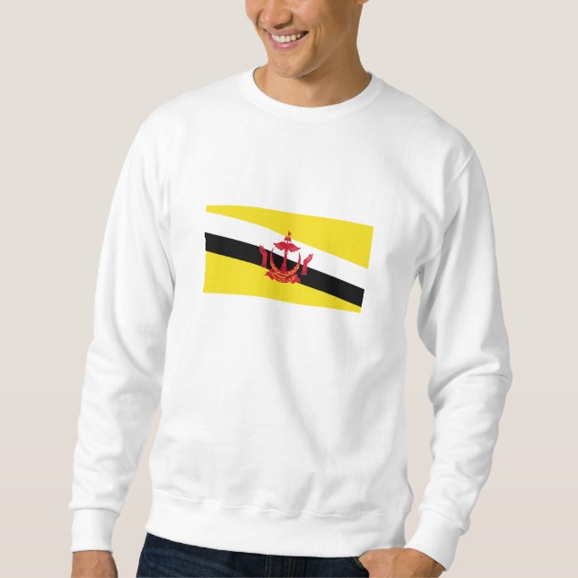 Moletom Bandeira Patriótica de Brunei (Frente)