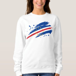 Moletom Bandeira Rasgada de Cabo Verde