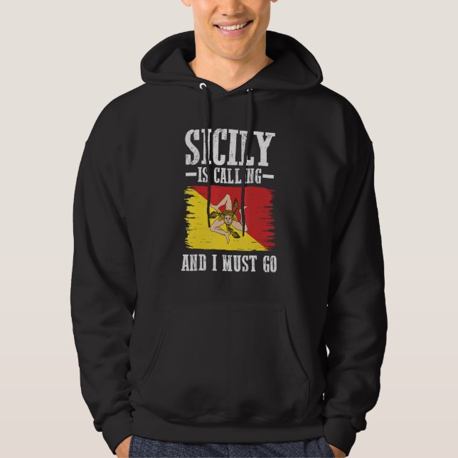 Moletom Bandeira Siciliana Sicília (Frente)