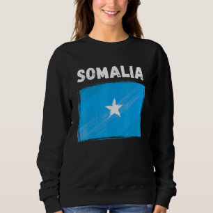Moletom Bandeira Somália Vintage Grunge Somali