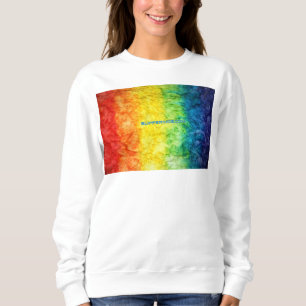Moletom Bandeira tie-dye da SlipperyJoe's arco-íris pressi