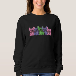 Moletom Bandeira Trigênero Orgulho Lgbtq Cães Bulldog Fran