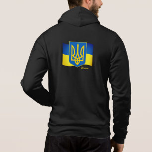 Moletom Bandeira ucraniana, Emblem & Ucrânia moda/esporte
